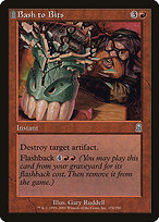 Bash to Bits (ODY-176) - uncommon: (tombstone) - Foil