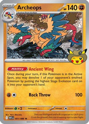 Archeops (051/086) - MCP  - Promo - Holofoil