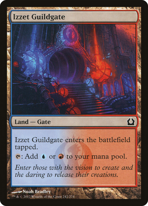 Izzet Guildgate (RTR-242) - common - Foil