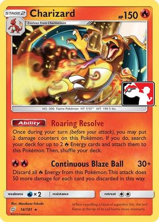Charizard (Library Exclusive) (014/181) - MCP  - Rare - Holofoil