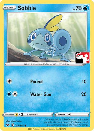 Sobble (Library Exclusive) (055/202) - MCP  - Common - Reverse Holofoil