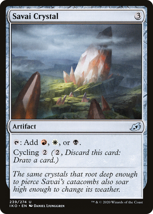 Savai Crystal (IKO-239) - uncommon - Foil