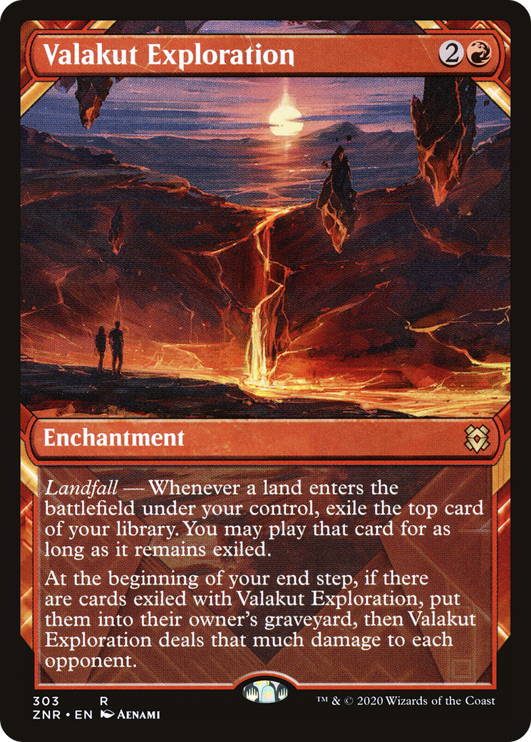 Valakut Exploration (ZNR-303) - rare: (Showcase)
