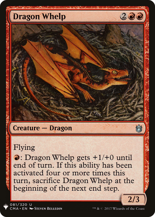 Dragon Whelp (LIST-CMA-81) - uncommon