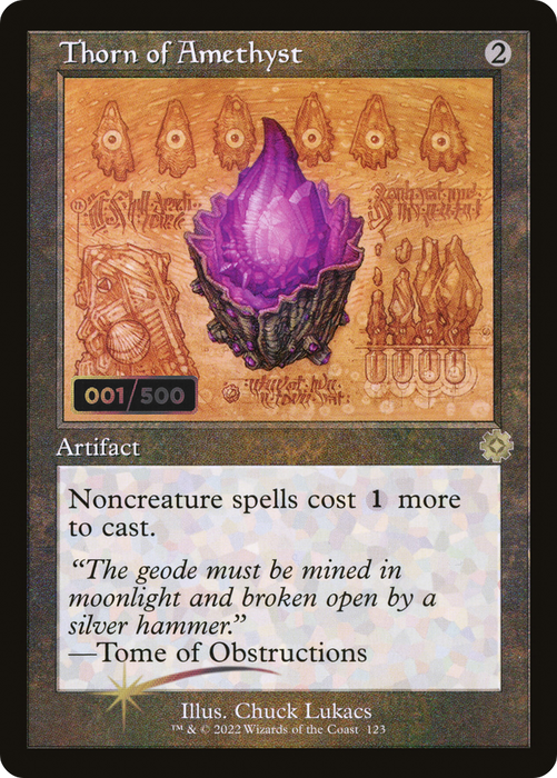 Thorn of Amethyst (BRR-123Z) - rare - Foil
