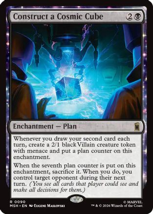 Construct a Cosmic Cube (MSH-090) - rare