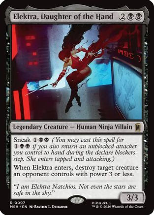 Elektra, Daughter of the Hand (MSH-097) - rare