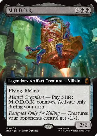 M.O.D.O.K. (Extended Art) (MSH-408) - mythic - Foil