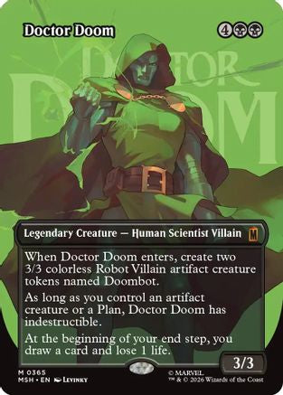 Doctor Doom (Borderless) (365) (MSH-365) - mythic