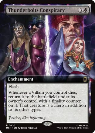 Thunderbolts Conspiracy (Extended Art) (MSH-410) - rare - Foil