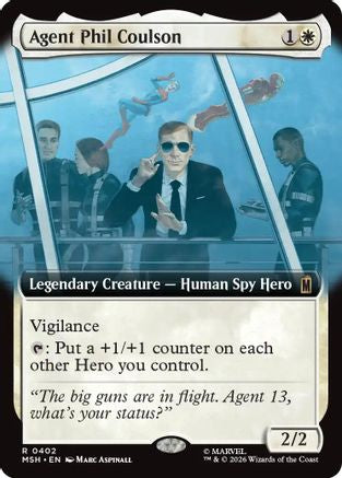 Agent Phil Coulson (Extended Art) (MSH-402) - rare - Foil