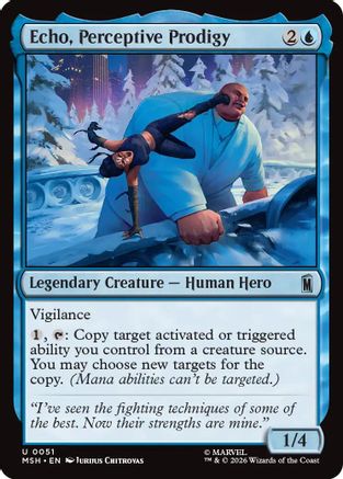 Echo, Perceptive Prodigy (MSH-051) - uncommon