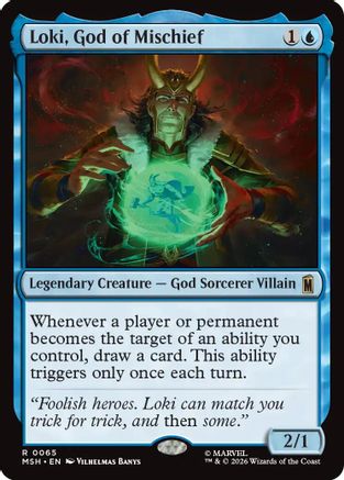 Loki, God of Mischief (MSH-065) - rare