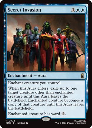 Secret Invasion (MSH-072) - rare