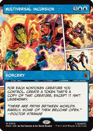 Multiversal Incursion (Borderless) (MSH-300) - mythic