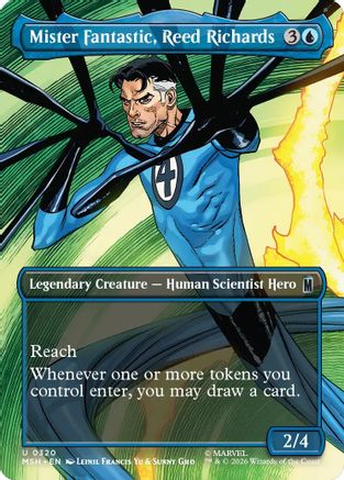 Mister Fantastic, Reed Richards (Borderless) (MSH-320) - uncommon