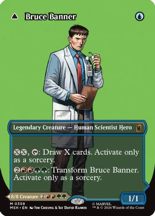 Bruce Banner (Borderless) (0359) (MSH-359) - mythic - Foil