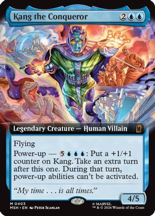 Kang the Conqueror (Extended Art) (MSH-403) - mythic