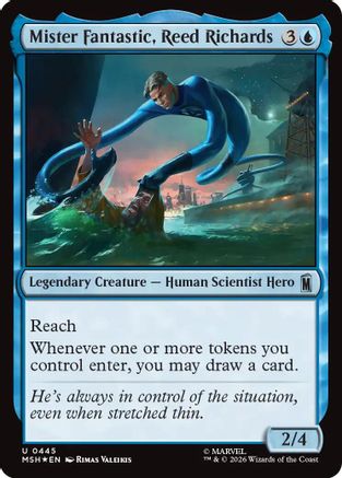 Mister Fantastic, Reed Richards (Surge Foil) (MSH-445) - uncommon - Foil