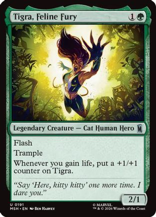 Tigra, Feline Fury (MSH-191) - uncommon