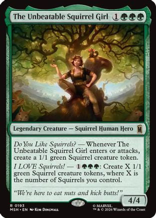 The Unbeatable Squirrel Girl (MSH-193) - rare - Foil