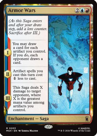 Armor Wars (MSH-203) - rare - Foil