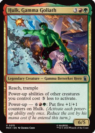Hulk, Gamma Goliath (MSH-215) - uncommon - Foil