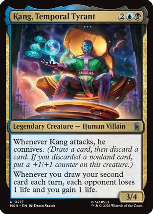 Kang, Temporal Tyrant (MSH-217) - uncommon