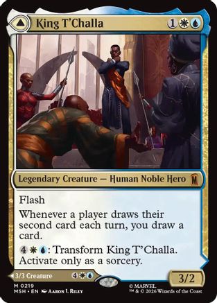 King T'Challa (MSH-219) - mythic - Foil