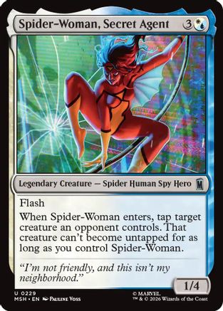 Spider-Woman, Secret Agent (MSH-229) - uncommon