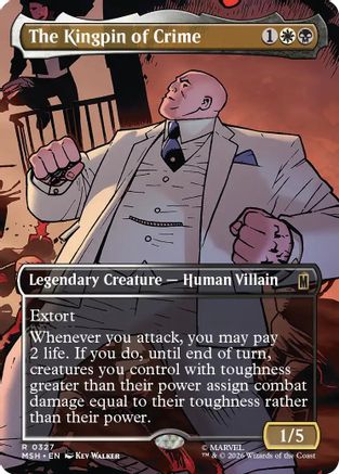 The Kingpin of Crime (Borderless) (0327) (MSH-327) - rare