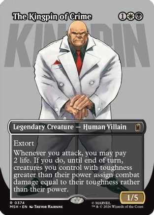 The Kingpin of Crime (Borderless) (0374) (MSH-374) - rare
