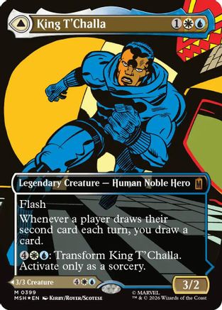 King T'Challa (Borderless) (0399) (MSH-399) - mythic - Foil