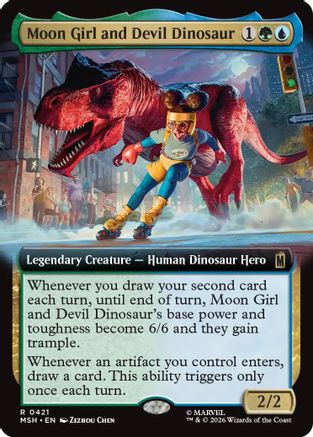 Moon Girl and Devil Dinosaur (Extended Art) (MSH-421) - rare