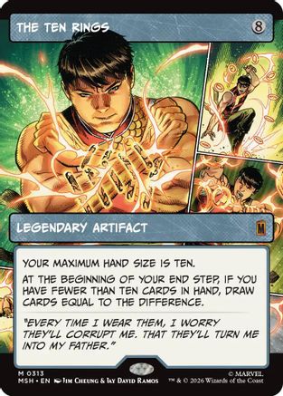 The Ten Rings (Borderless) (MSH-313) - mythic - Foil
