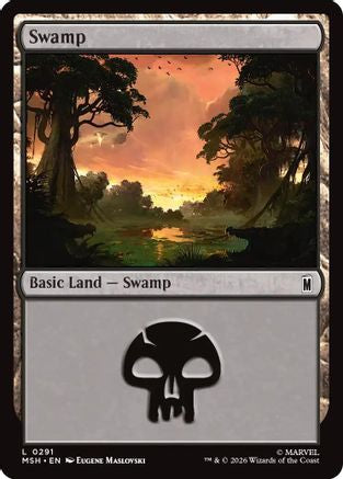 Swamp (0291) (MSH-291) - land - Foil