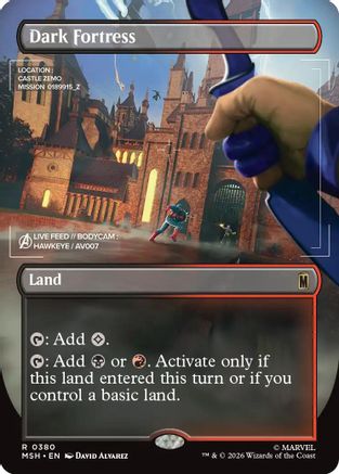 Dark Fortress (Borderless) (MSH-380) - rare