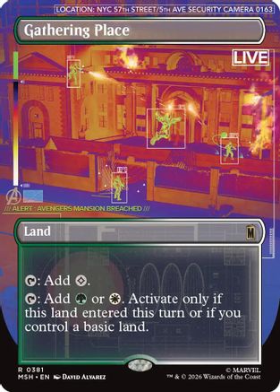 Gathering Place (Borderless) (MSH-381) - rare - Foil