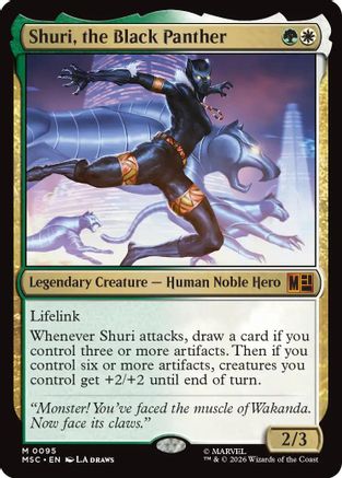Shuri, the Black Panther (Surge Foil) (MSC-095) - mythic - Foil