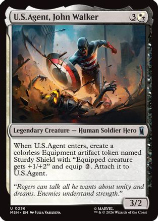 U.S.Agent, John Walker (MSH-236) - uncommon