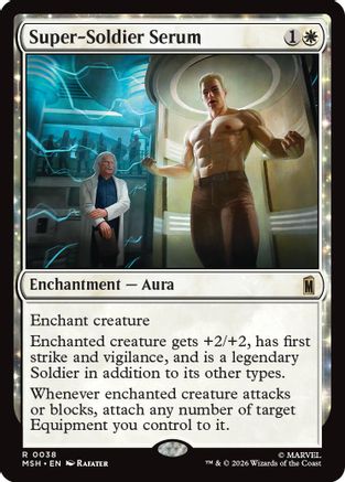 Super-Soldier Serum (MSH-038) - rare - Foil