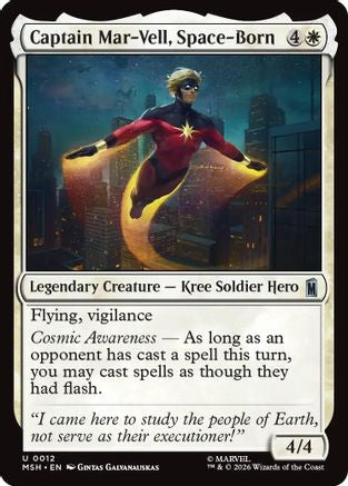 Captain Mar-Vell, Space-Born (MSH-012) - uncommon - Foil