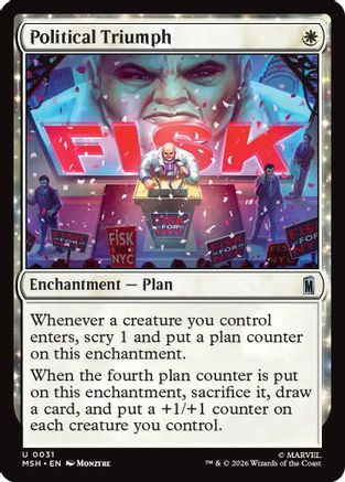Political Triumph (MSH-031) - uncommon