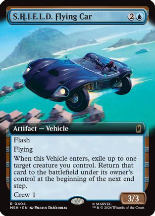S.H.I.E.L.D. Flying Car (Extended Art) (MSH-404) - rare - Foil