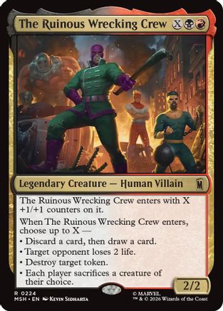 The Ruinous Wrecking Crew (MSH-224) - rare - Foil