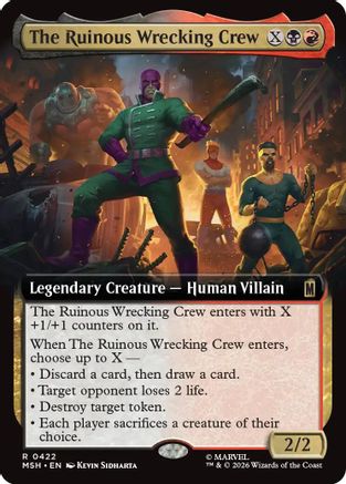 The Ruinous Wrecking Crew (Extended Art) (MSH-422) - rare - Foil