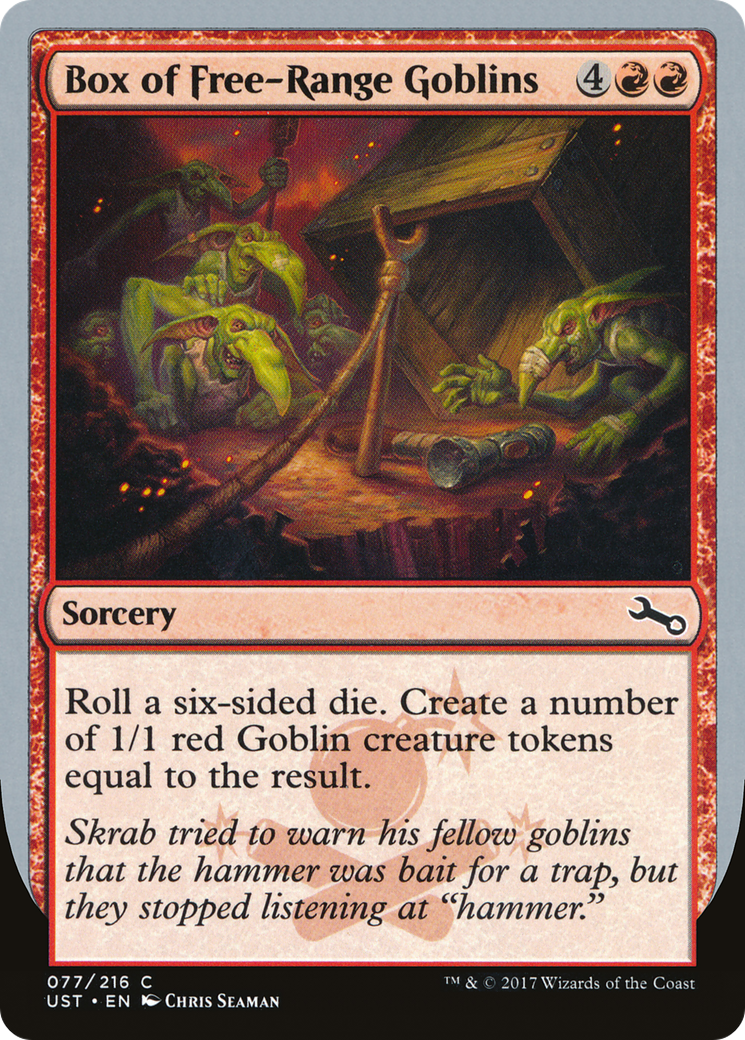 Box of Free-Range Goblins (UST-077) - common - Foil