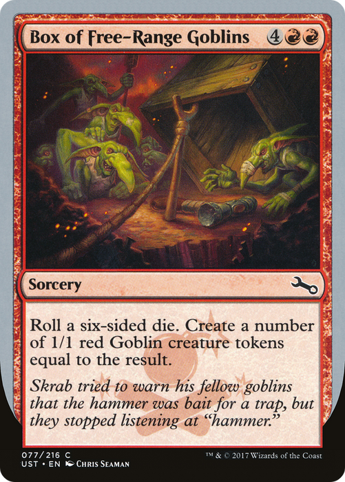 Box of Free-Range Goblins (UST-077) - common - Foil