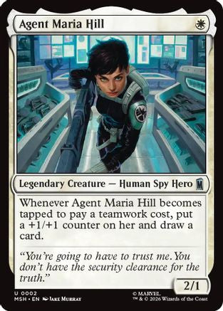 Agent Maria Hill (MSH-002) - uncommon