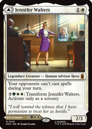Jennifer Walters (MSH-018) - mythic - Foil